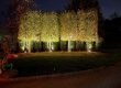 exterior lighting in fall large estate