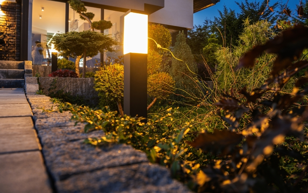 outdoor lighting standard vs low voltage led lighting