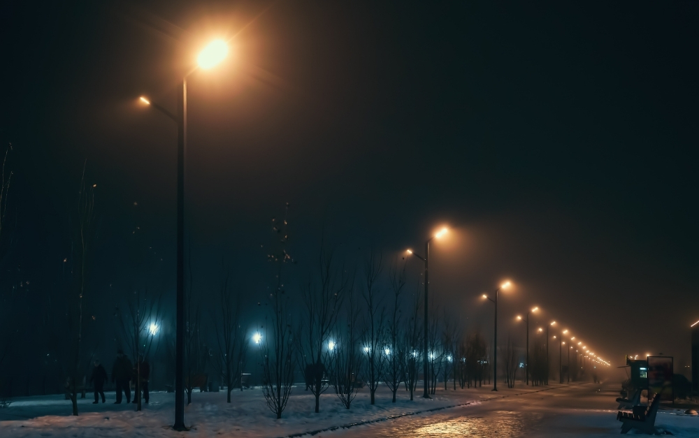 outdoor lighting installation