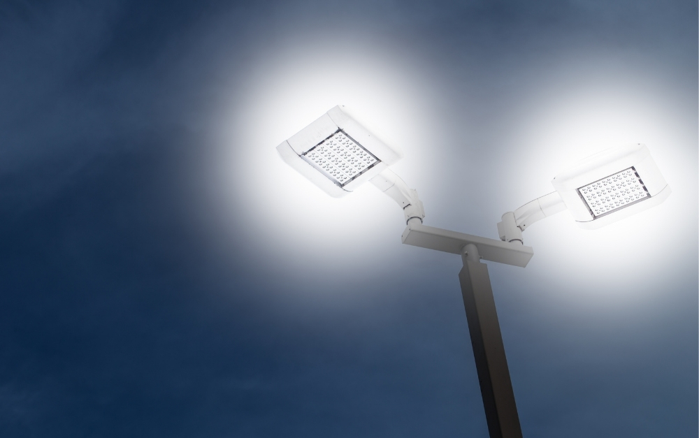outdoor lighting installation